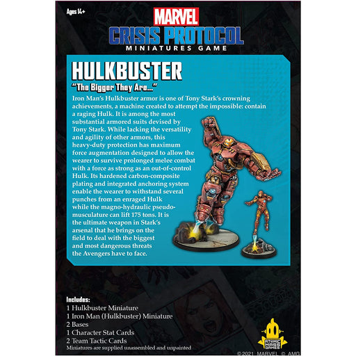 Marvel Crisis Protocol: Hulkbuster Character Pack - Tistaminis