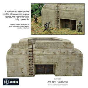 Bolt Action Anti-Tank / Flak Bunker Terrain New - 842010001 - Tistaminis