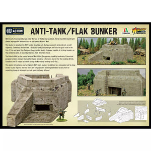Bolt Action Anti-Tank / Flak Bunker Terrain New - 842010001 - Tistaminis
