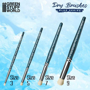 Green Stuff World Premium Dry Brush Set - BLUE Series New - Tistaminis