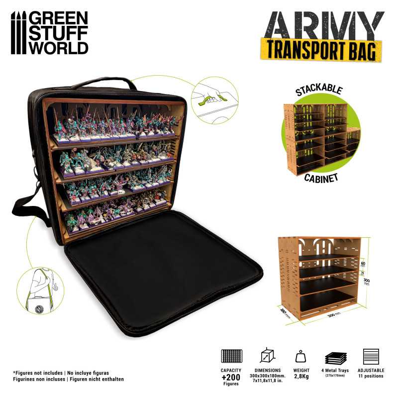 Green Stuff World Army Transport Bag New - Tistaminis