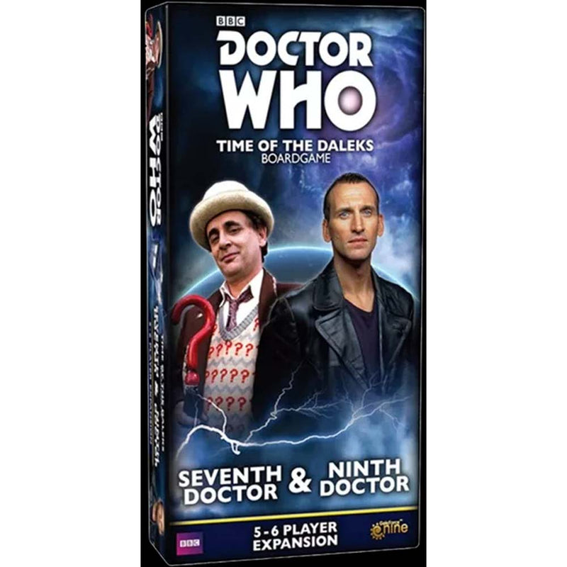 DOCTOR WHO TIME OF THE DALEKS EXPANSION DR'S 7 & 9  BOARD GAME NEW - Tistaminis