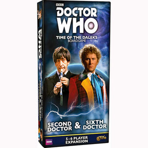 DOCTOR WHO TIME OF THE DALEKS EXPANSION DR'S 2 & 6 BOARD GAME NEW - Tistaminis