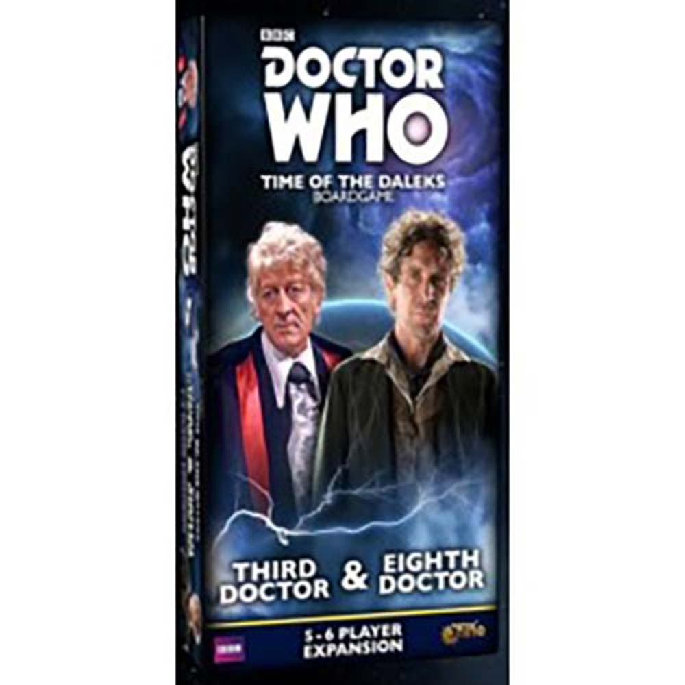 DOCTOR WHO TIME OF THE DALEKS EXPANSION DR'S 3, 8 AND 13  BOARD GAME NEW - Tistaminis