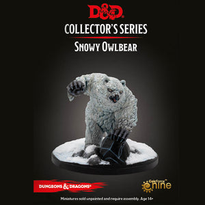 Dungeons & Dragons "Icewind Dale: Rime of the Frostmaiden" - Snowy Owlbear  New - Tistaminis
