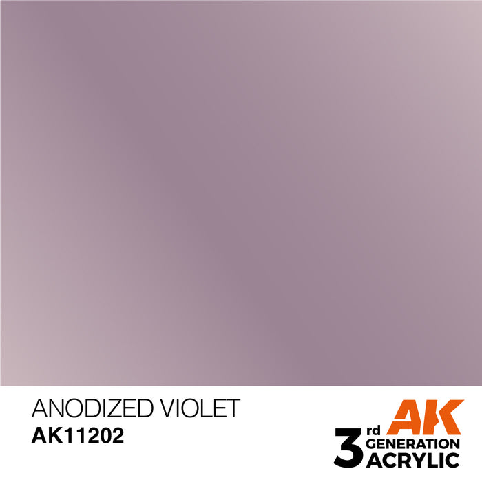 AK 3rd GEN Acrylic Anodized Violet 17ml - Tistaminis