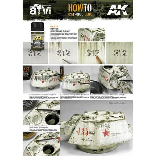 AK Interactive Weathering Winter Streaking Grime (AK014) - Tistaminis