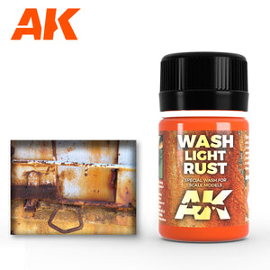AK Interactive Weathering Light Rust Enamel Wash (AK046) - Tistaminis
