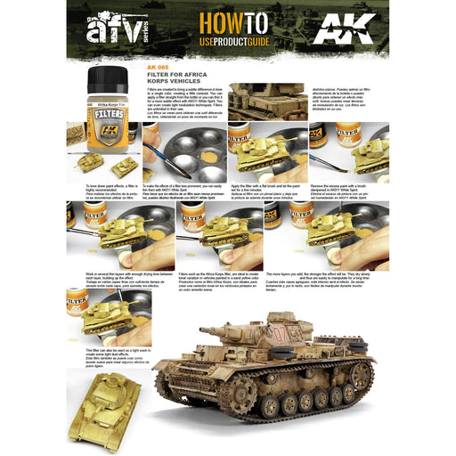 AK Interactive Weathering Africa Korps Filter (AK065) - Tistaminis