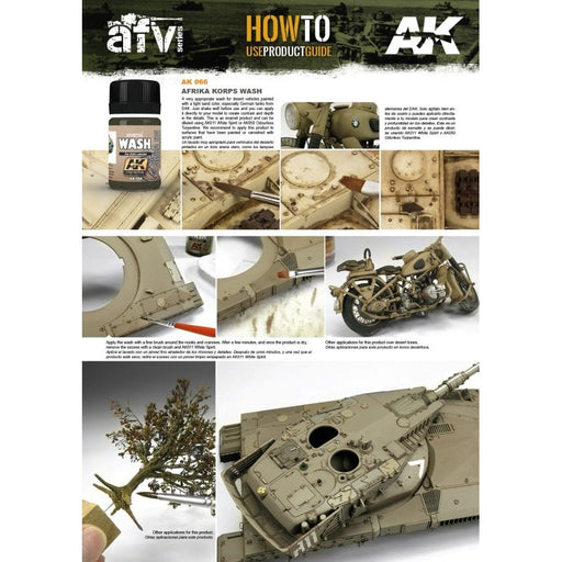 AK Interactive Weathering For Dak Vehicles Enamel Wash (AK066) - Tistaminis