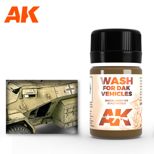 AK Interactive Weathering For Dak Vehicles Enamel Wash (AK066) - Tistaminis