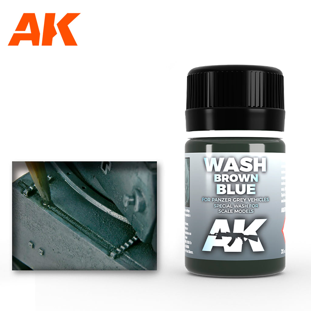 AK Interactive Wash For Panzer Grey Vehicles (AK070) - Tistaminis