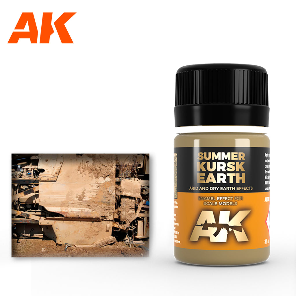 AK Interactive Weathering Summer Kurks Earth Enamel Color (AK080) - Tistaminis