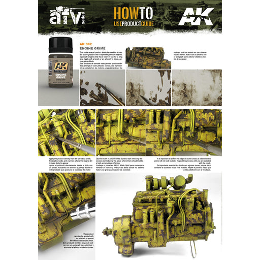 AK Interactive Weathering Engine Grime Enamel Color (AK082) - Tistaminis