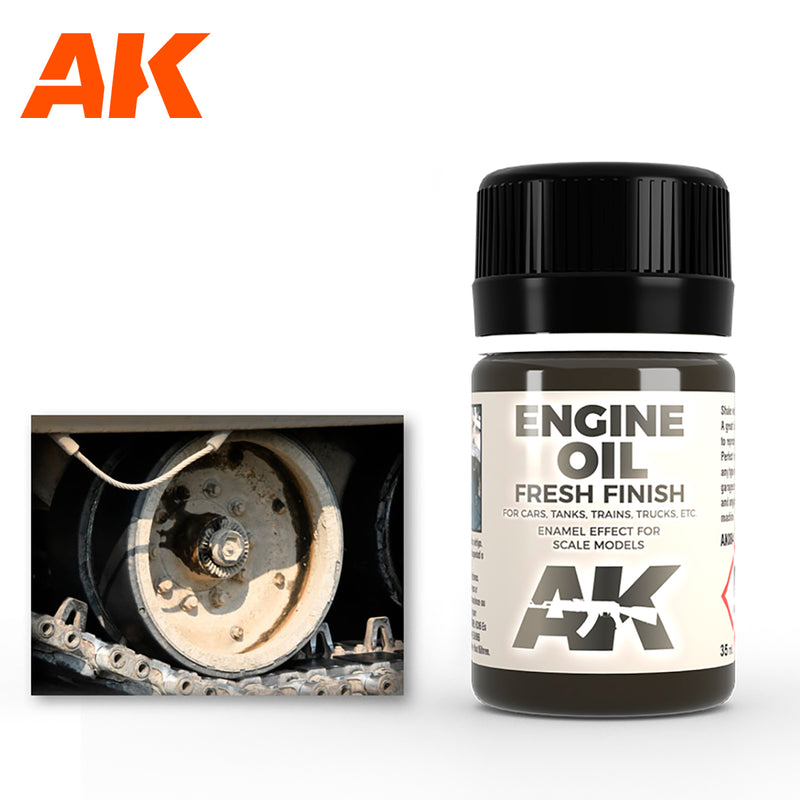 AK Interactive Weathering Engine Oil Enamel Wash (AK084) - Tistaminis