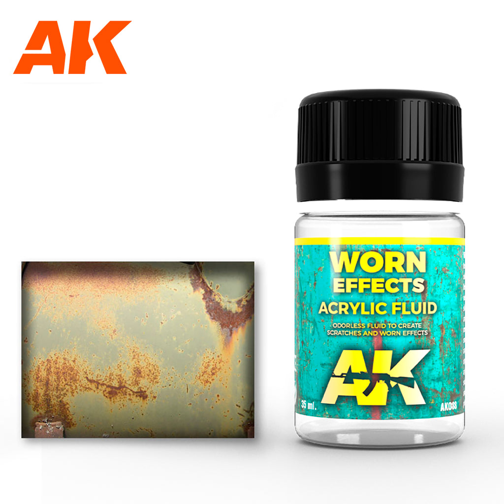 AK Interactive Weathering Worn Effects Acrylic Fluid (AK088) - Tistaminis