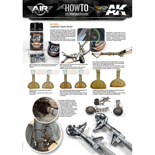 AK Interactive Weathering Landing Gear Wash (AK2029) - Tistaminis