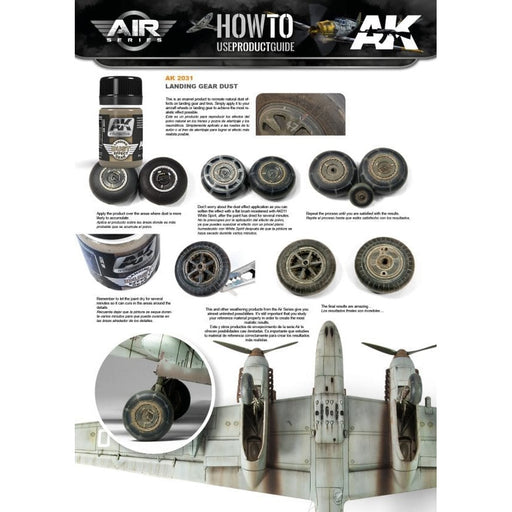 AK Interactive Weathering Landing Gear Dust (AK2031) - Tistaminis