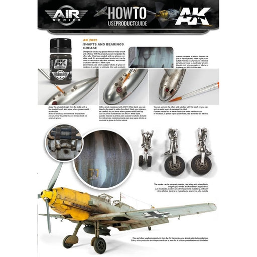 AK Interactive Weathering Shafts And Bearings Grease (AK2032) - Tistaminis