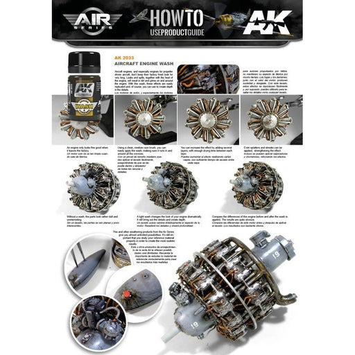 AK Interactive Weathering Aircraft Engine and Turbines Wash (AK2033) - Tistaminis