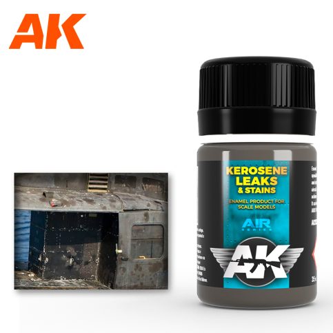 AK Interactive Weathering Kerosene Leaks And Stains (AK2039) - Tistaminis