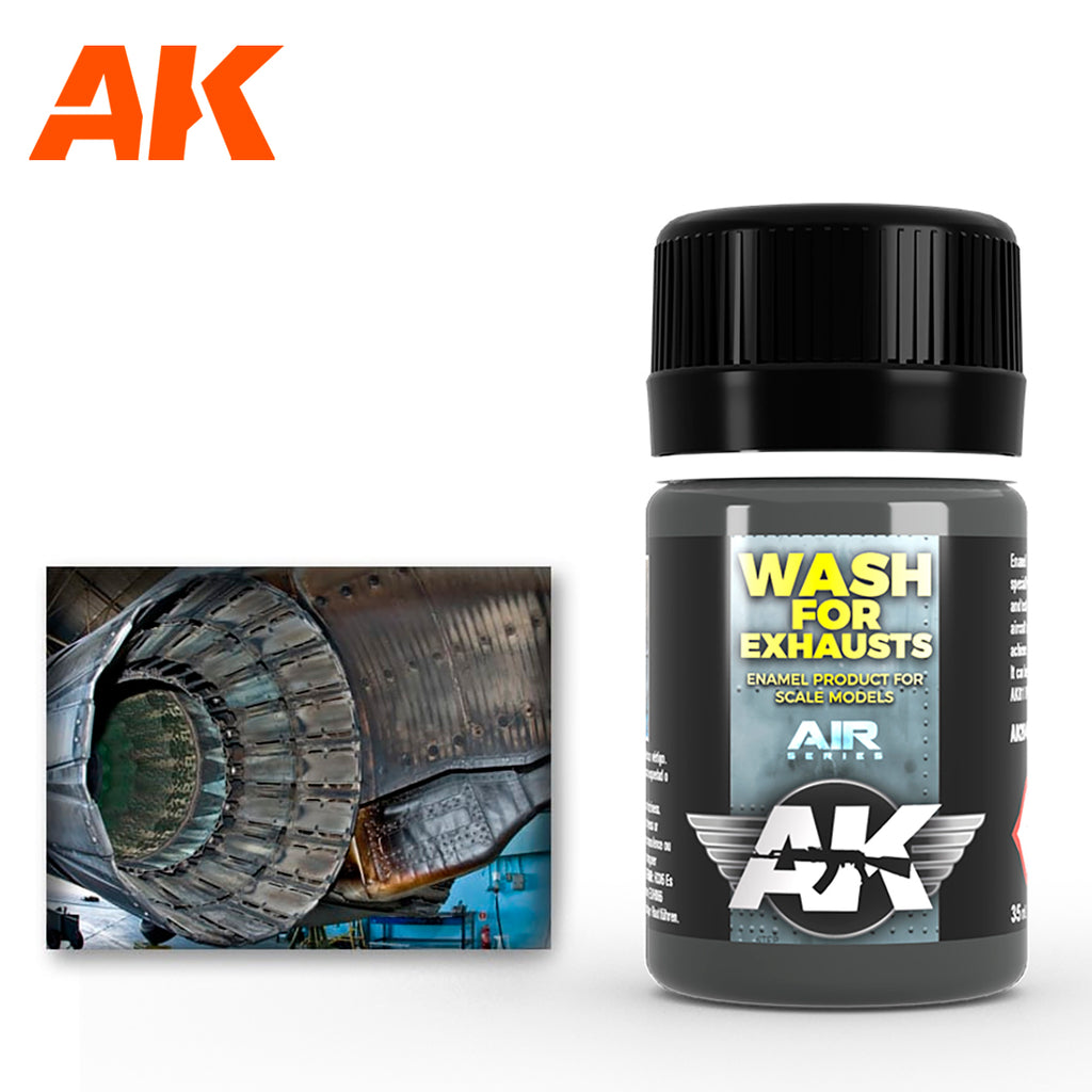 AK Interactive Weathering Exhaust Wash (AK2040) - Tistaminis