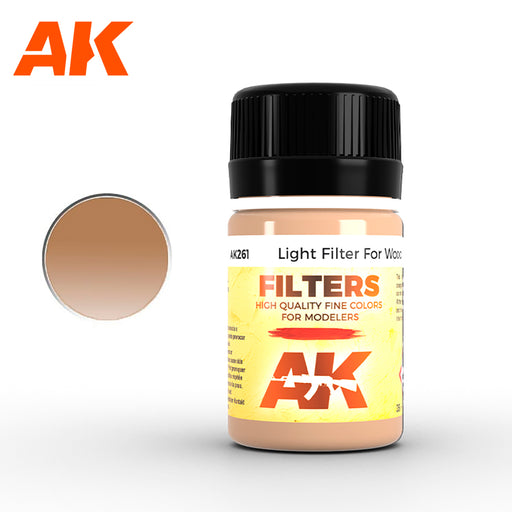 AK Interactive Weathering Light Filter for Wood (AK261) - Tistaminis