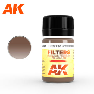 AK Interactive Weathering Filter for Brown Wood (AK262) - Tistaminis
