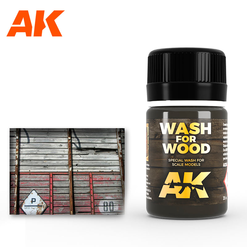 AK Interactive Weathering Wash for Wood (AK263) - Tistaminis