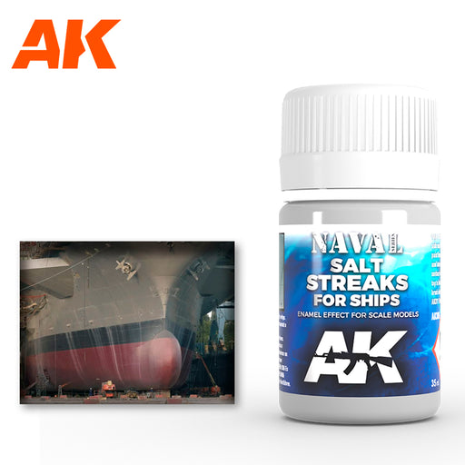 AK Interactive Weathering Salt Streaks for Ships Naval Weathering (AK306) - Tistaminis