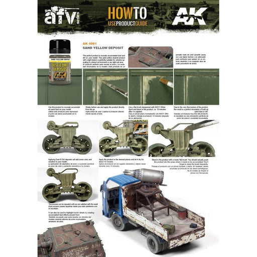 AK Interactive Weathering Sand Yellow Deposit (AK4061) - Tistaminis