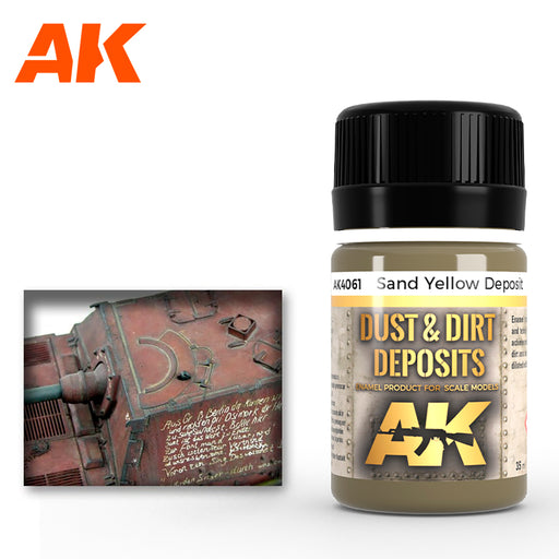 AK Interactive Weathering Sand Yellow Deposit (AK4061) - Tistaminis