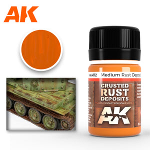 AK Interactive Weathering Medium Rust Deposits (AK4112) - Tistaminis