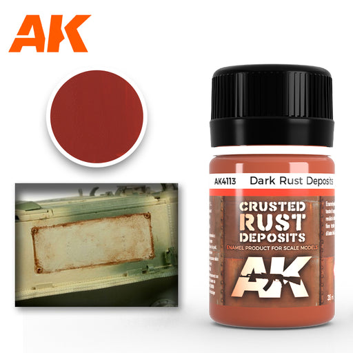 AK Interactive Weathering Dark Rust Deposits (AK4113) - Tistaminis