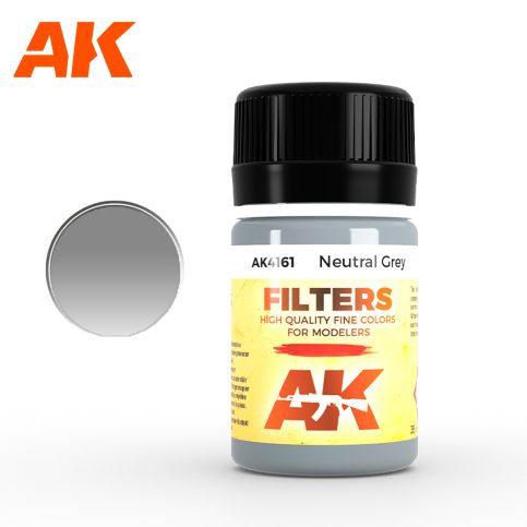 AK Interactive Weathering Neutral Grey Filter (AK4161) - Tistaminis