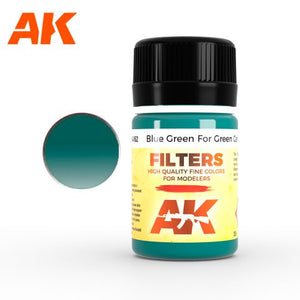 AK Interactive Weathering Blue Green for Green Camo Filter (AK4162) - Tistaminis