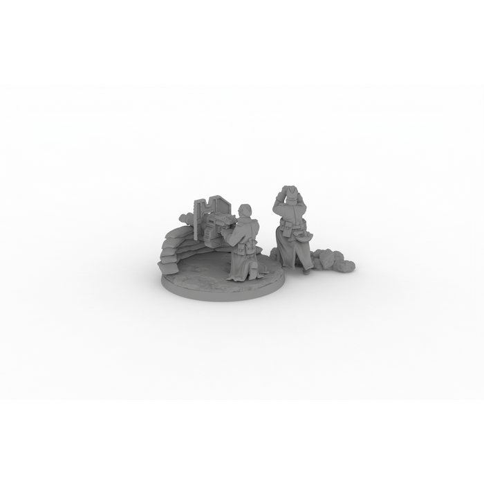 Lore Minis - Altrivum Imperial Machine Gun Weapon Team - Tistaminis