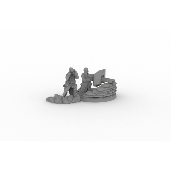 Lore Minis - Altrivum Imperial Machine Gun Weapon Team - Tistaminis