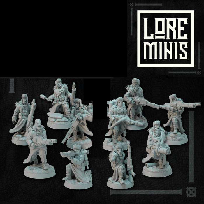 Lore Minis - Altrivum Imperial Infantry Regiment (10 Models) - Tistaminis