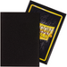 DRAGON SHIELD MATTE BLACK STANDARD SIZE CARD SLEEVES X100 NEW - Tistaminis