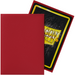 Dragon Shield Sleeves Matte Red (100) - Standard Size New - Tistaminis