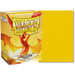 DRAGON SHIELD SLEEVES YELLOW MATTE - STANDARD SIZE NEW - Tistaminis