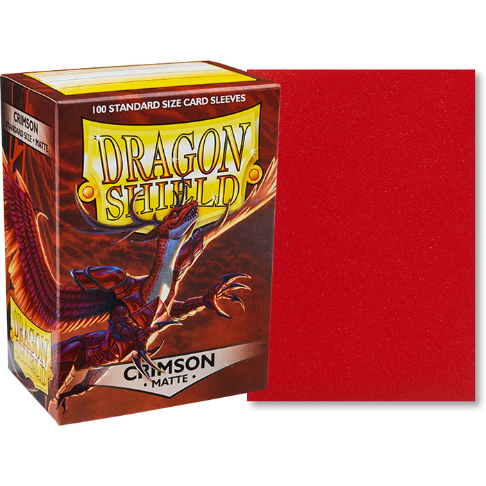 DRAGON SHIELD CRIMSON MATTE NEW - Tistaminis