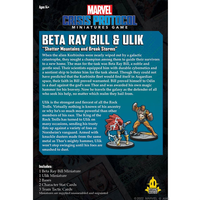 Marvel Crisis Protocol: Beta Ray Bill & Ulik Character Pack Feb 10th Preorder - Tistaminis