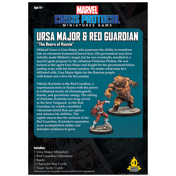 Marvel Crisis Protocol: Ursa Major and Red Guardian New - Tistaminis