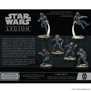 Star Wars: Legion: Mandalorian Super Commandos Unit Expansion New - Tistaminis