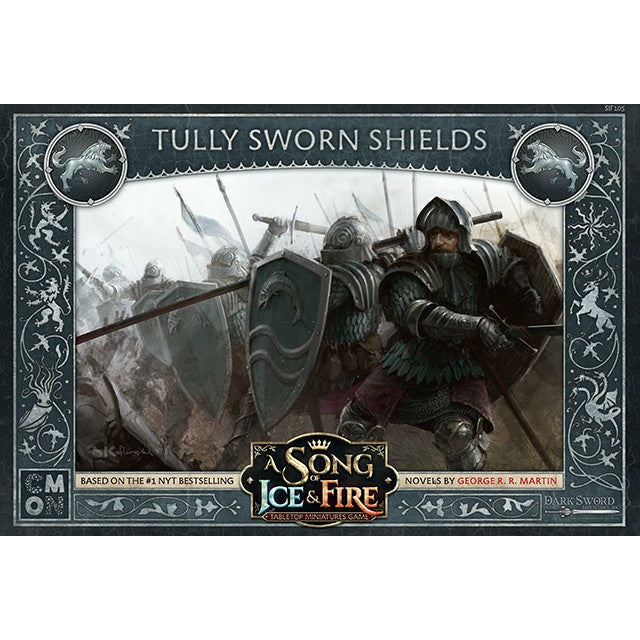 A Song Of Ice and Fire House Stark Tully Sworn Shields New - TISTA MINIS