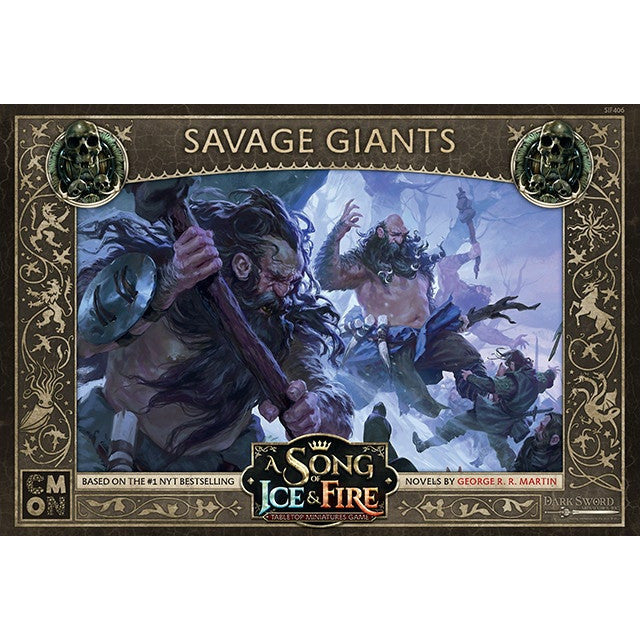 A Song Of Ice and Fire Free Folk Savage Giants New - TISTA MINIS