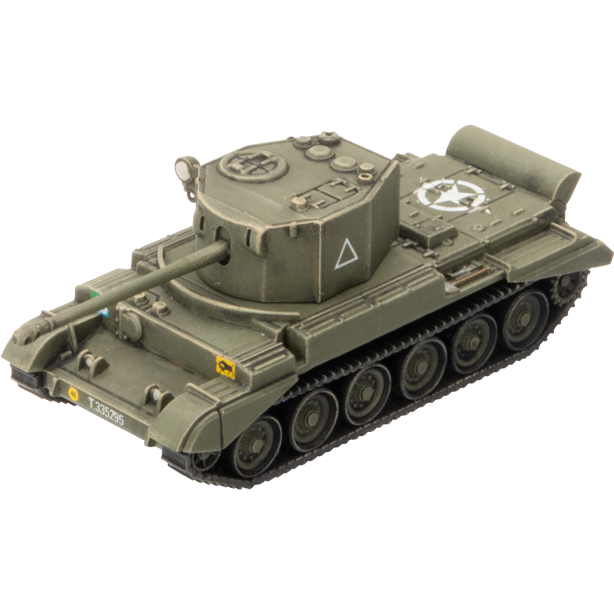 Flames of War British Challenger Armoured Troop (4x Plastic) - Tistaminis