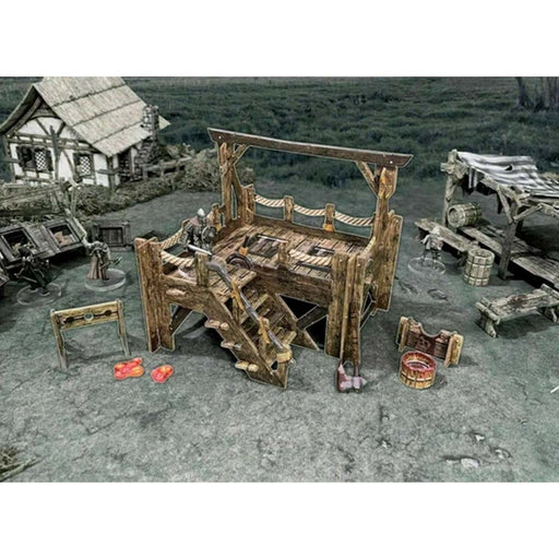 BATTLE SYSTEMS TERRAIN GALLOWS & STOCKS NEW - Tistaminis